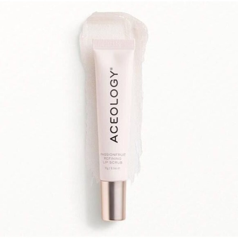 ACEOLOGY Passionfruit Refining Lip Scrub 0.5oz Full Size Vegan